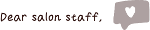 Dear saon staff